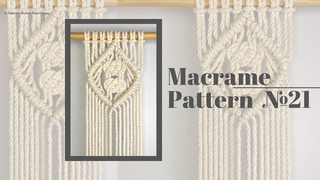 DIY Macrame: Diamond Pattern #21 / Josephine Knots Macrame Diamond Tutorial / Macrame Ideas