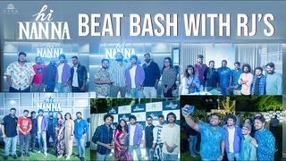 Team #HiNanna Beat Bash with RJs - FULL VIDEO | Nani, Mrunal Thakur | Shouryuv | Hesham Abdul Wahab