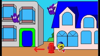 Arcade Game: Pac-Land (1984 Namco)