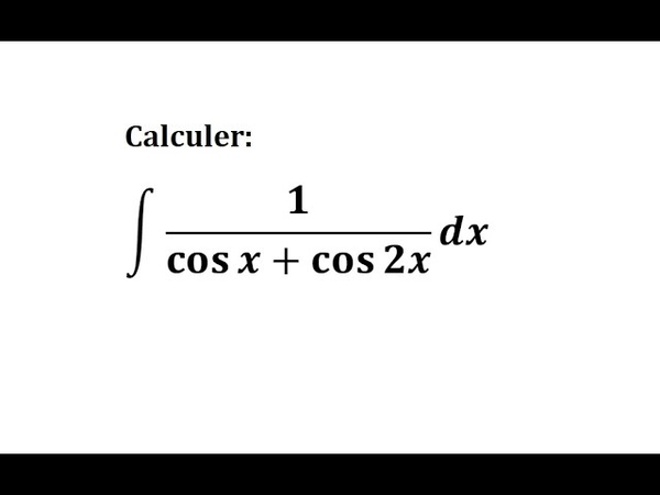 Calculer la primitive, sans utiliser le changement de variable ni lintégration par