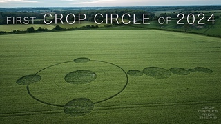 FIRST Crop Circle of 2024 | Wilton Windmill, Wiltshire | 12 June | Crop Circles From The Air