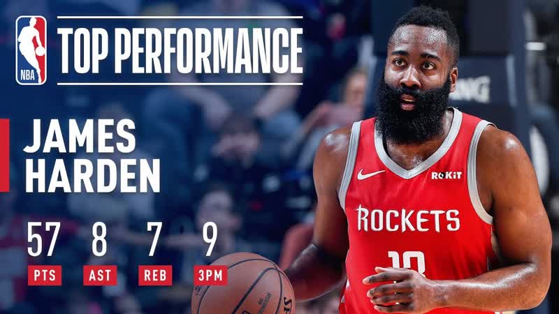James Harden Drops 57 POINTS In Memphis, March 20,