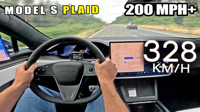 TESLA PLAID TRACK PACK 1020 HP, 0 328 KMH 0 205 MPH, STANDING