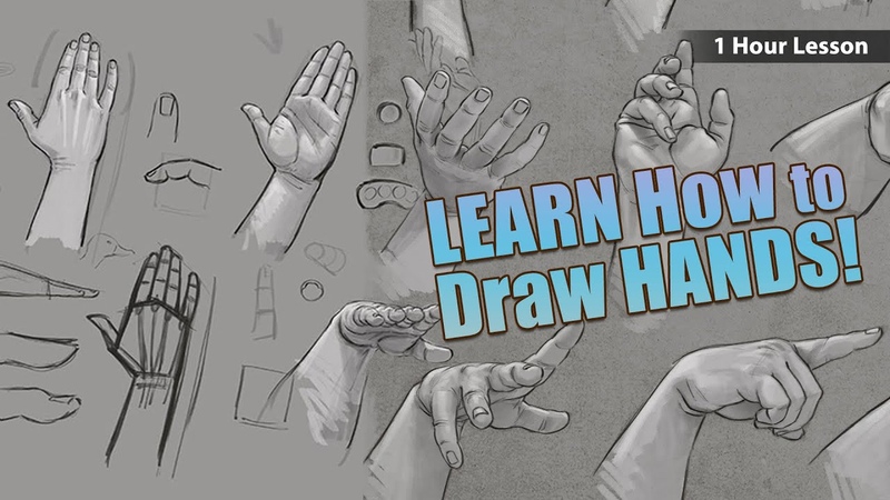 How to Draw Hands Human Anatomy Class Sneak Peek 1 Hour
