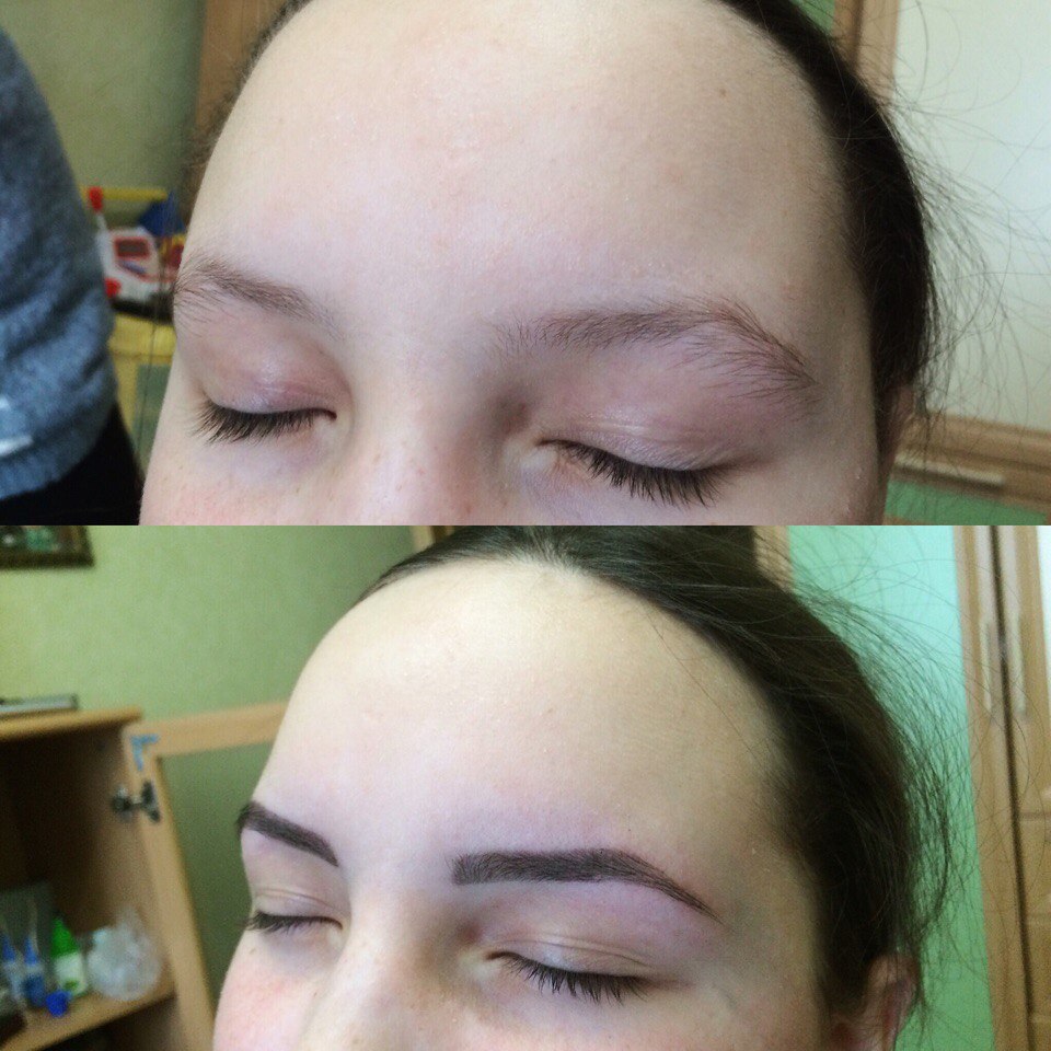Покраска ресниц краской до и после фото Покраска ресниц краской до и после фото