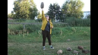 ЖИМ БИБОНА!ЖИМ КАМНЯ18 КГ ВЕРТИКАЛЬНО BYBON LIFT!18 KG STONE PRESS IN VERTICAL POSITION