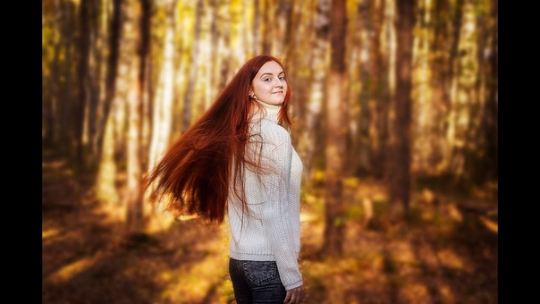 Длинные рыжие long red