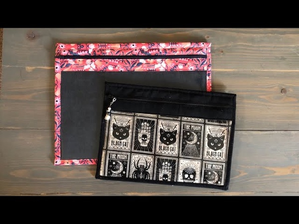 Flosstube, 23. 5 How to make Vinyl Project Bag small and
