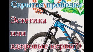 Скрытая проводка. Стук рубашки о раму, что делать  Trek 2020