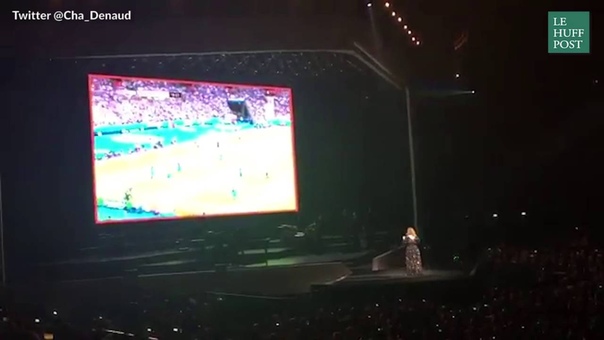Adele interrompt son concert pour diffuser le match France