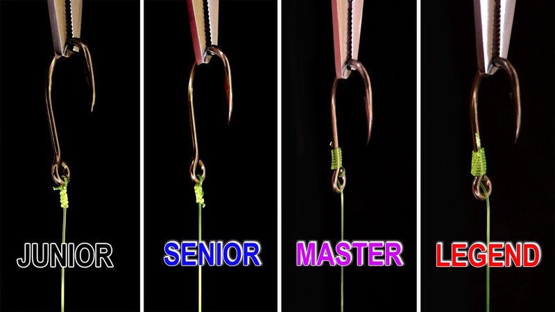 4 LEVELS OF KNOTS TYING that every angler should