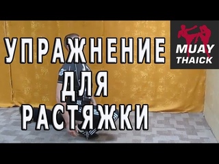 Упражнение для растяжки в тайском боксе и не только