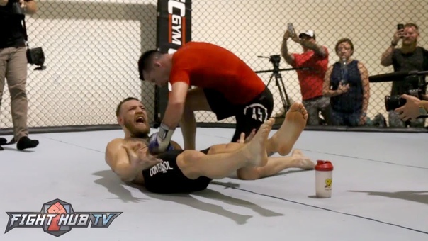 Watch Conor Mc Gregors CRAZY INTENSE AB Workout for Nate Diaz