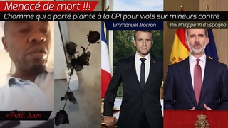 Menac de mort, l'homme qui a port plainte  la CPI contre E. Macron pour viols sur mineurs dnonce
