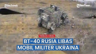 Drone Kamikaze BT-40 Libas Habis Sejumlah Kendaraan Militer Ukraina, Zelensky Tekor!