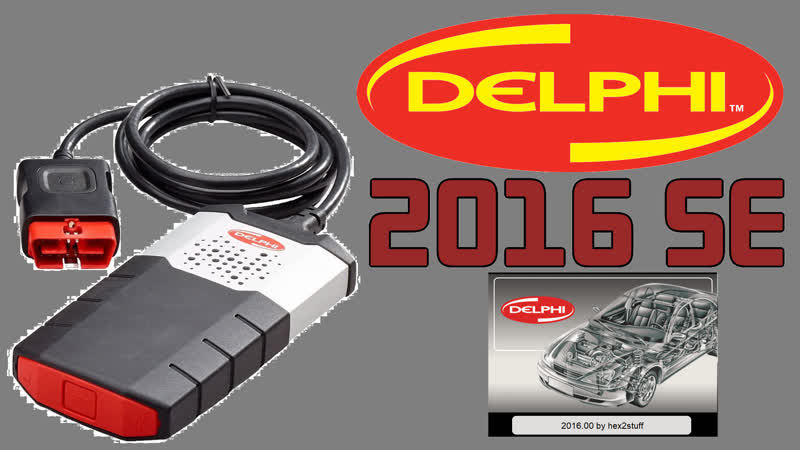 DELPHI 2016 SE CAR + TRUCK установка программы для сканера Auto Com CDP и Delphi