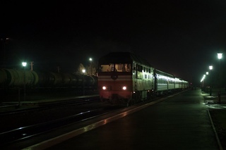 Тепловоз ТЭП70-0567 с поездом № 112/111 Москва - Круглое Поле - Москва