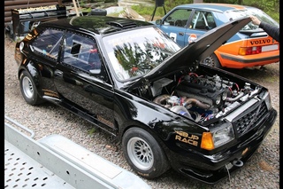 Volvo 360 with Turbo+Supercharger + F1 Parts!