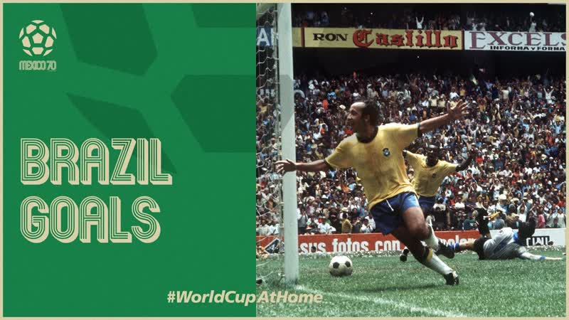 All of Brazils 1970 World Cup Goals, Pele, Jairzinho