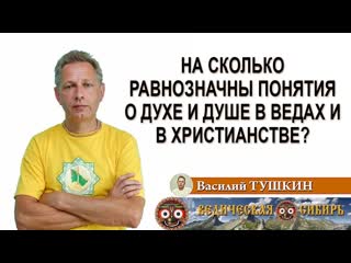 На сколько равнозначны понятия о духе и душе в ведах и в христианстве