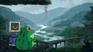 Gentle rain on a peaceful river  chill lo-fi hip hop beats