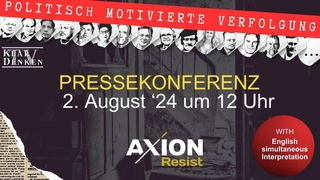 LIVE | 2. Pressesymposium von AxionResist - Politisch motivierte Verfolgung von Aufklrern