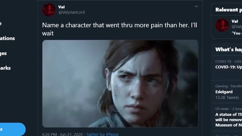 Name a character that went thru more pain than