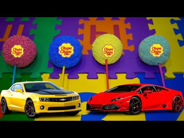 Чупа чупс сюрприз, машины Хот вилс или Chupa Chups surprise, car Hot