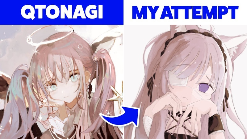 I tried to draw like Qtonagi (and found a simplified drawing method), Artist