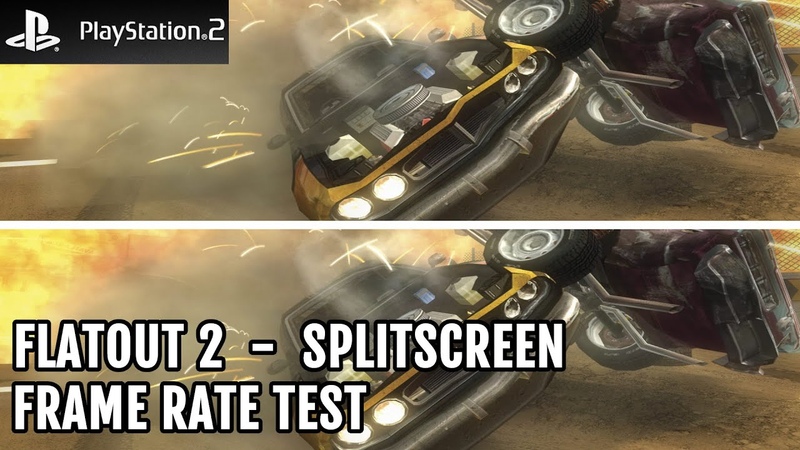 Flat Out 2 PS2 Split Screen Frame Rate