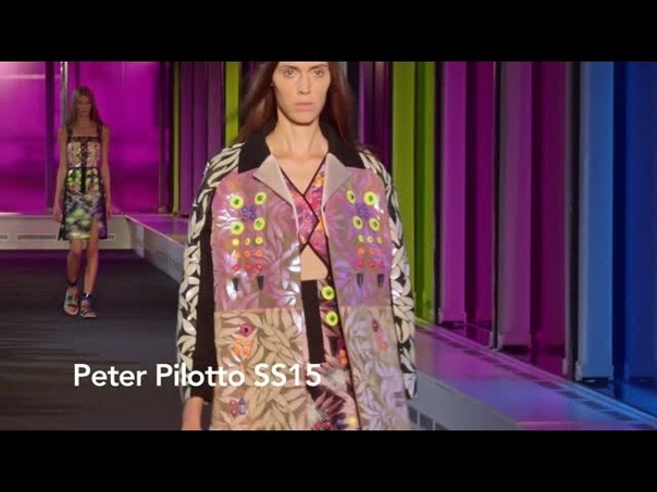 Peter Pilotto SS15 at London Fashion
