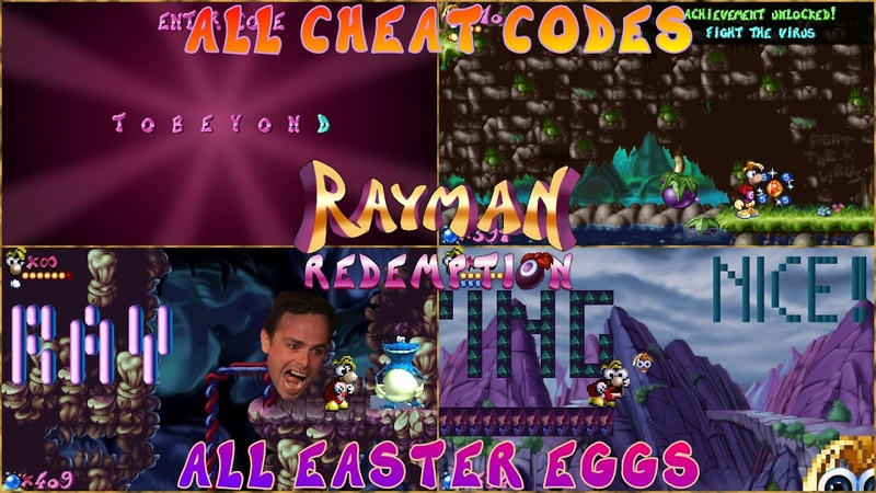Rayman Redemption ALL Cheats Codes and Easter