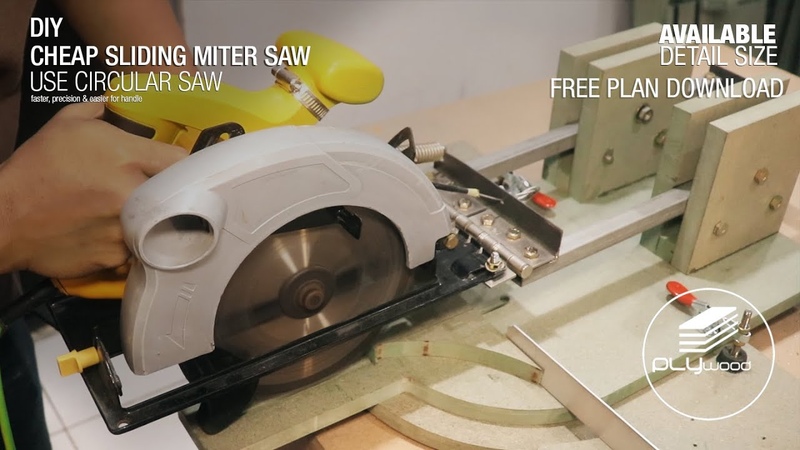 Cheap Sliding Miter Saw Use Circular Saw Free