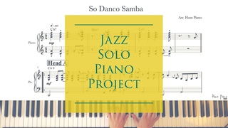 So Danco Samba/Jazz N Samba/Jazz Solo Piano/download for free transcription/arr.@hanspiano2020 /