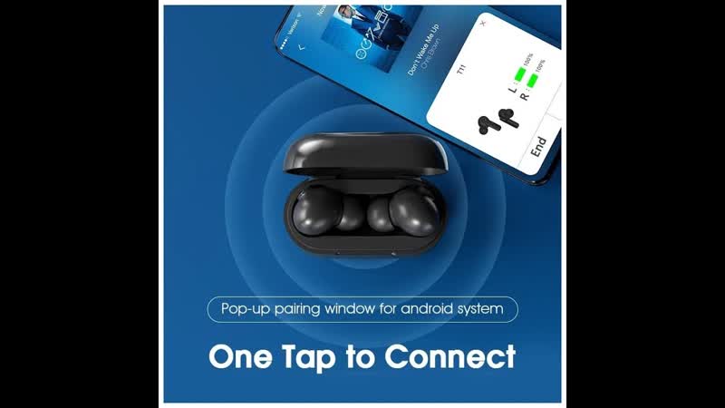 QCY T11, USB Type C с программой на смартфоне, бюджетно и