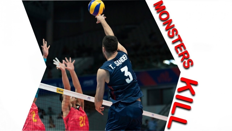 MONSTERS KILL Volleyball Pipes. VNL