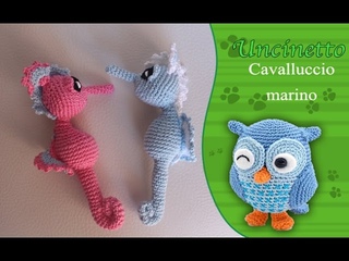 Uncinetto amigurumi: Cavalluccio marino