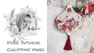 Christmas panel by Elena Marchenko.