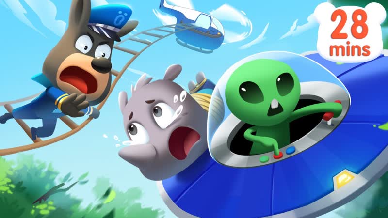 Baby was Taken by an Alien, + More Police Cartoons, Sheriff Labrador, Kids Cartoon, Baby