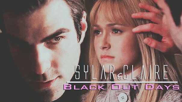 sylar+claire, black out