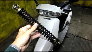 Замена заднего амортизатора -8- Дневник Honda Lead 50 af20