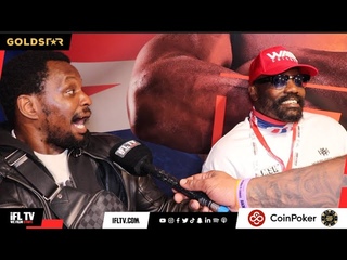 'I DONT GIVE A F' - DILLIAN WHYTE & DEREK CHISORA ARGUE IN AWKWARD INTERVIEW AT AJ v DUBOIS FIGHT